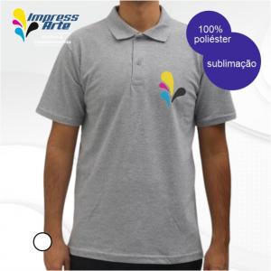 Camisa polo poliéster 100% Poliéster Personalizado  Sublimação  