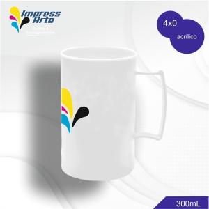 Caneca De Chopp acrílico 300ml    Consulte disponibilidade