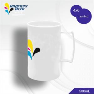 Caneca De Chopp acrílico 500ml    Consulte disponibilidade